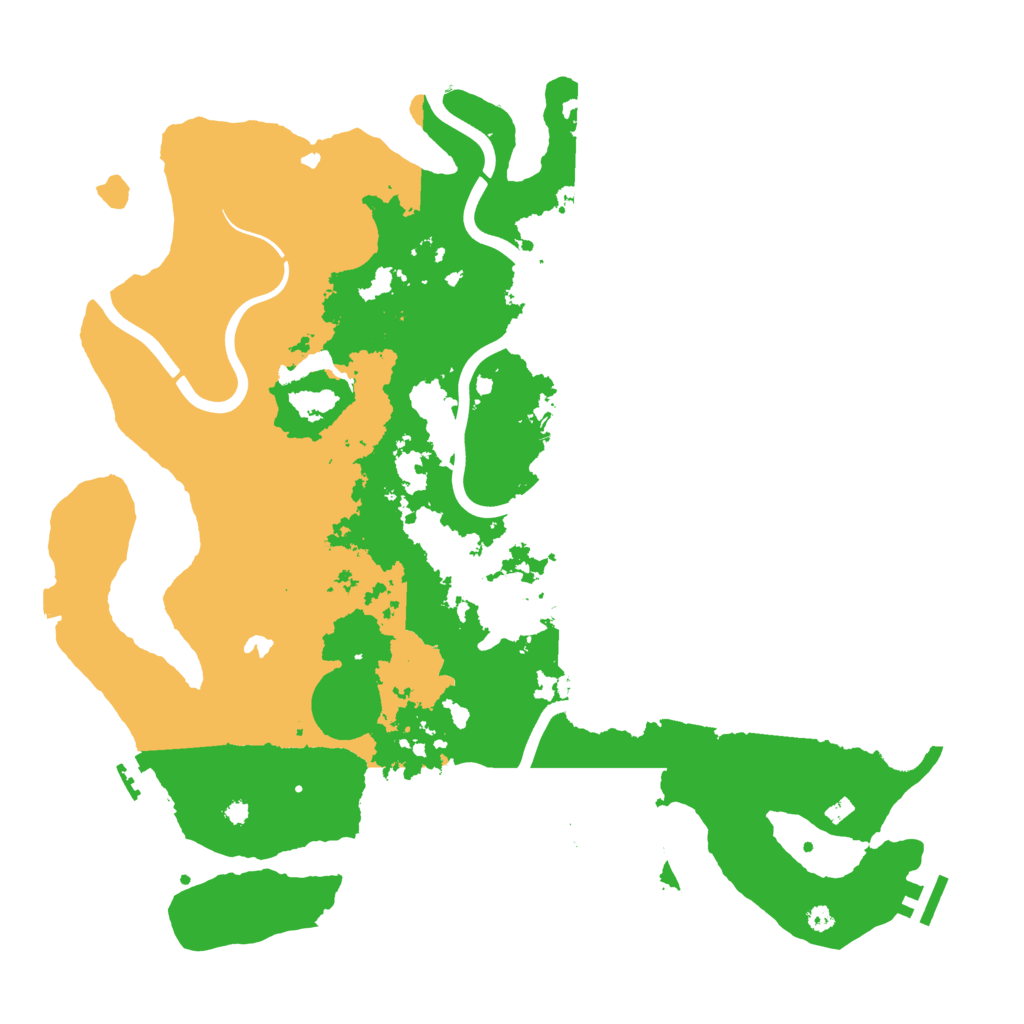 Biome Rust Map: Procedural Map, Size: 4000, Seed: 1510351627