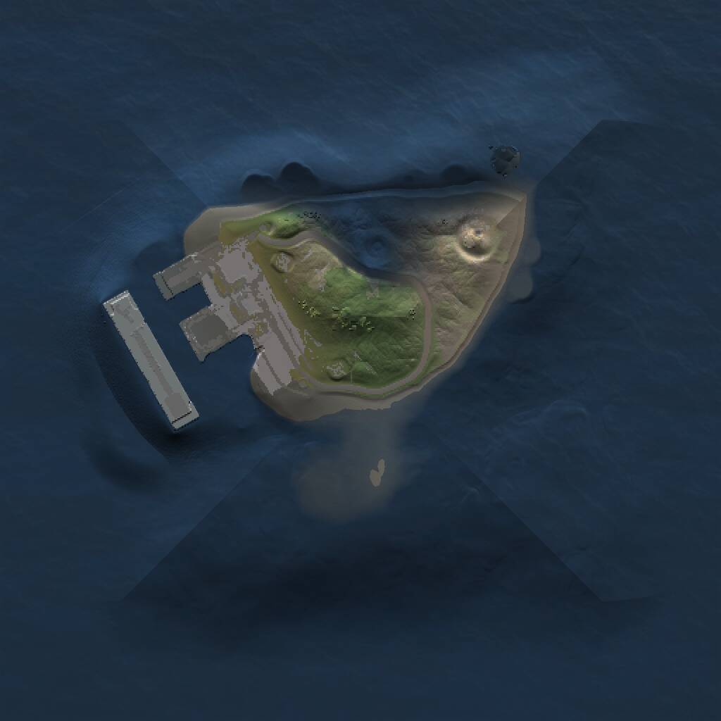 Rust Map: Procedural Map, Size: 1000, Seed: 878872015, 2 Monuments