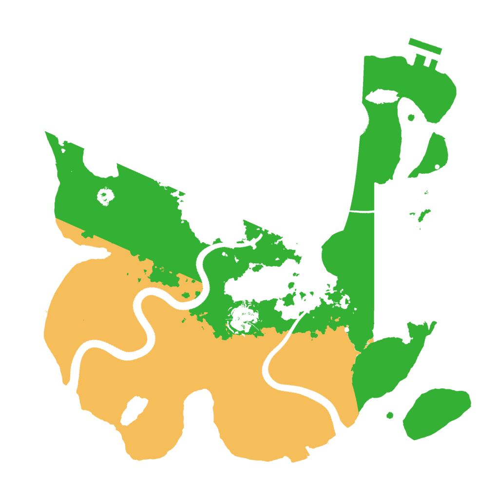 Biome Rust Map: Procedural Map, Size: 3000, Seed: 203048096