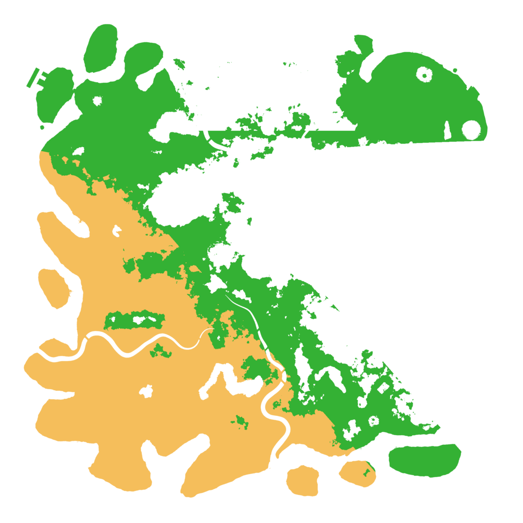 Biome Rust Map: Procedural Map, Size: 5000, Seed: 847054220