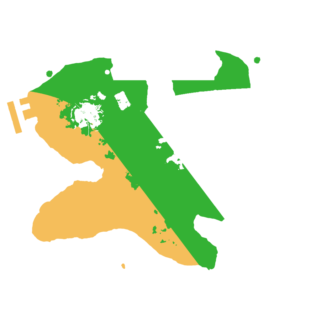 Biome Rust Map: Procedural Map, Size: 2000, Seed: 1736542