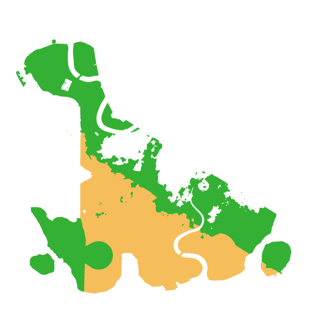 Biome Rust Map: Procedural Map, Size: 3000, Seed: 27582