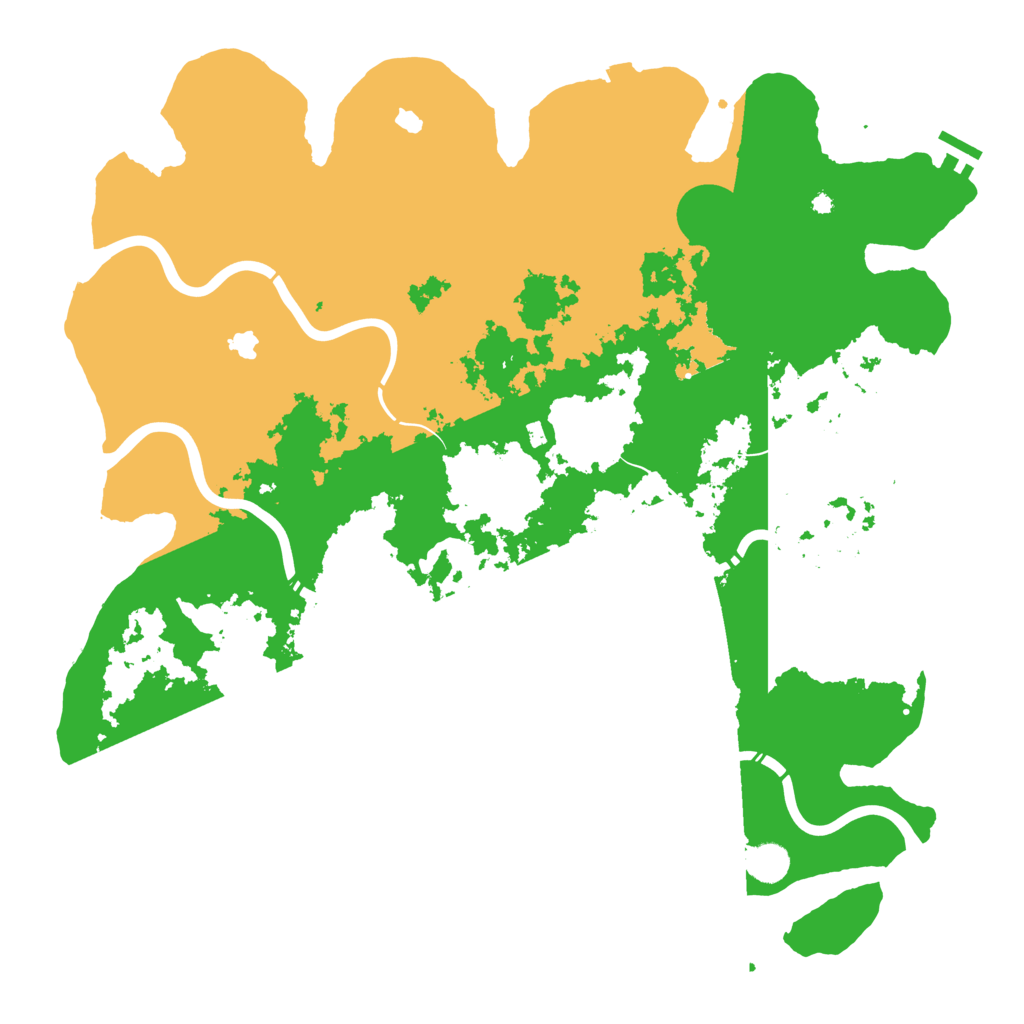 Biome Rust Map: Procedural Map, Size: 4500, Seed: 1786068888