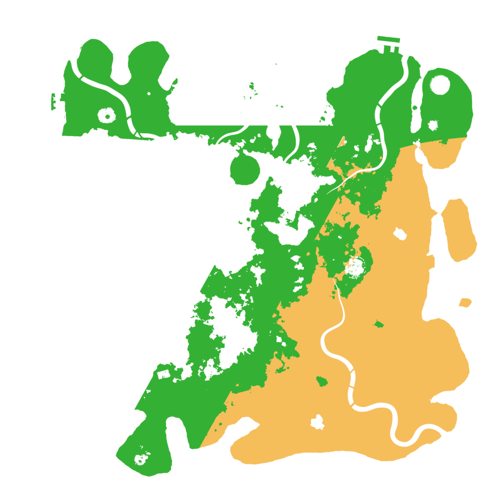 Biome Rust Map: Procedural Map, Size: 4500, Seed: 1034346712