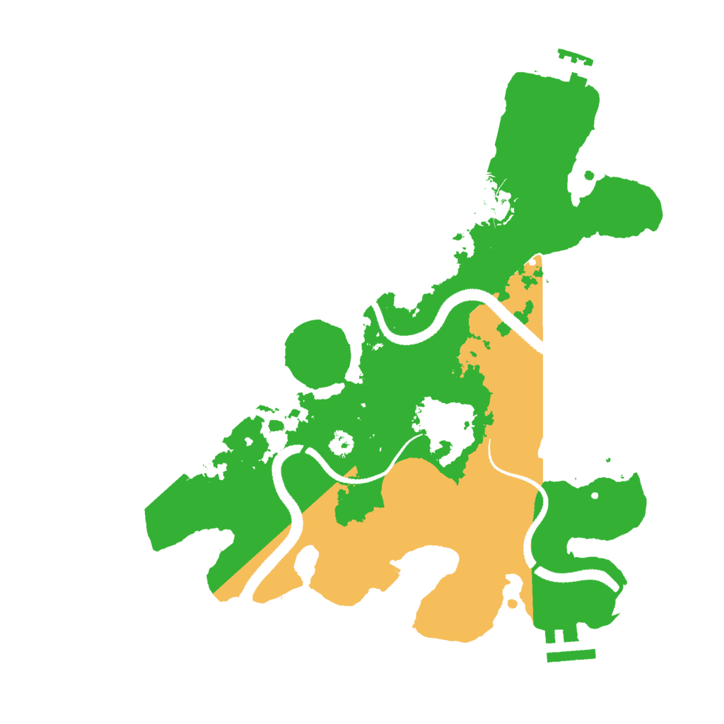 Biome Rust Map: Procedural Map, Size: 3000, Seed: 32749