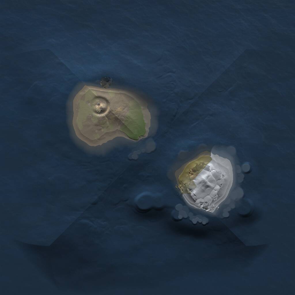 Rust Map: Procedural Map, Size: 1000, Seed: 414461943, 1 Monuments