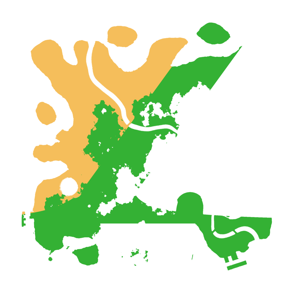 Biome Rust Map: Procedural Map, Size: 3000, Seed: 1138350297