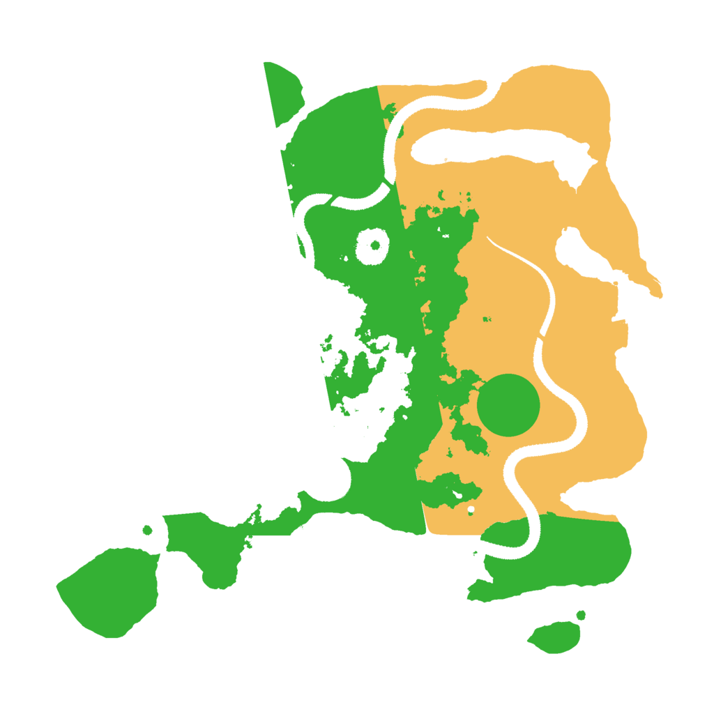 Biome Rust Map: Procedural Map, Size: 3000, Seed: 533596702