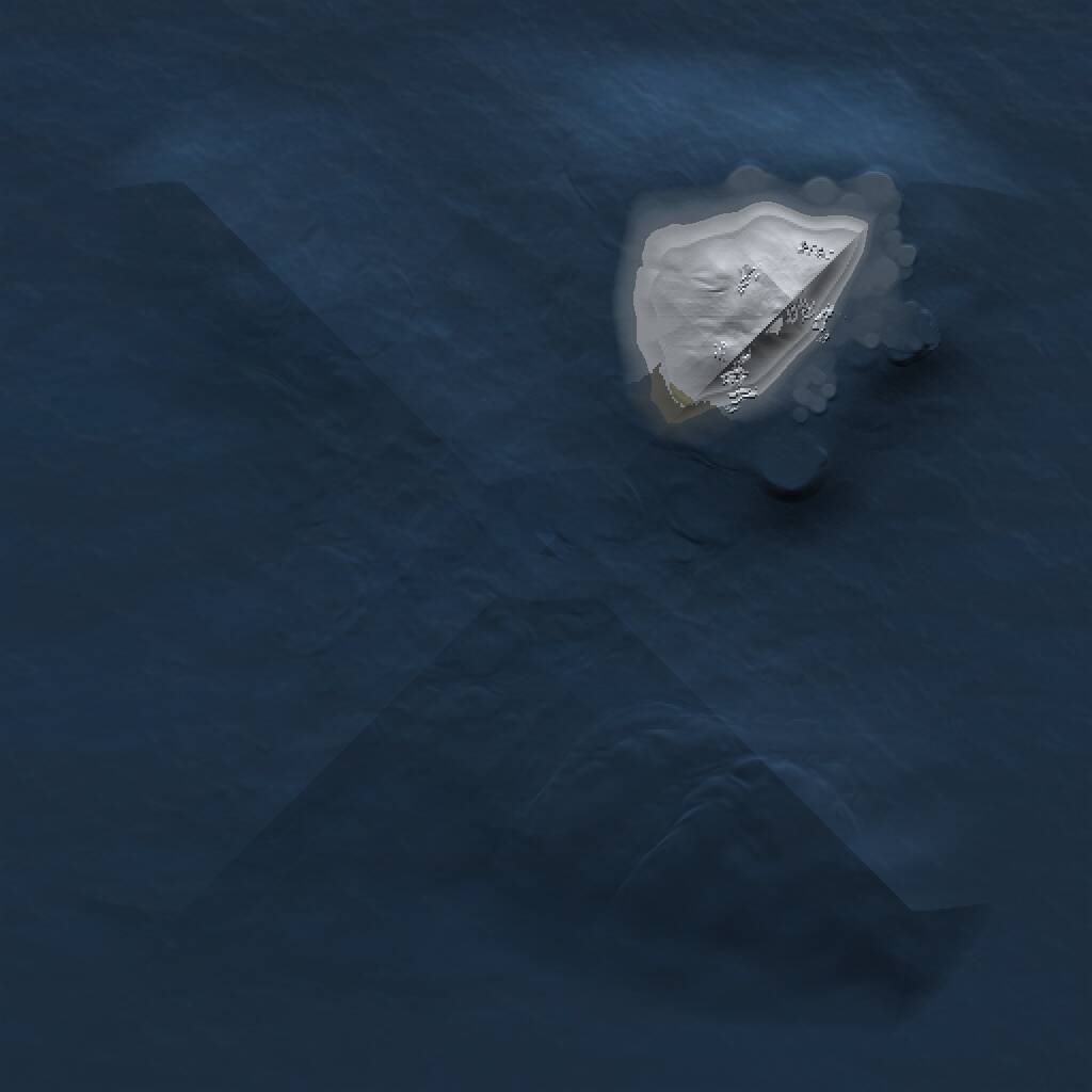 Rust Map: Procedural Map, Size: 1000, Seed: 801133652, 1 Monuments