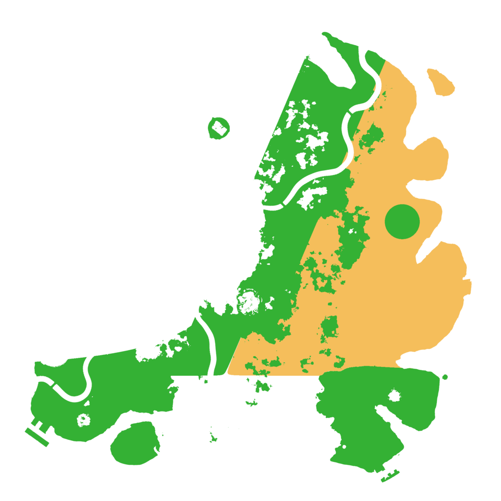 Biome Rust Map: Procedural Map, Size: 3800, Seed: 82133