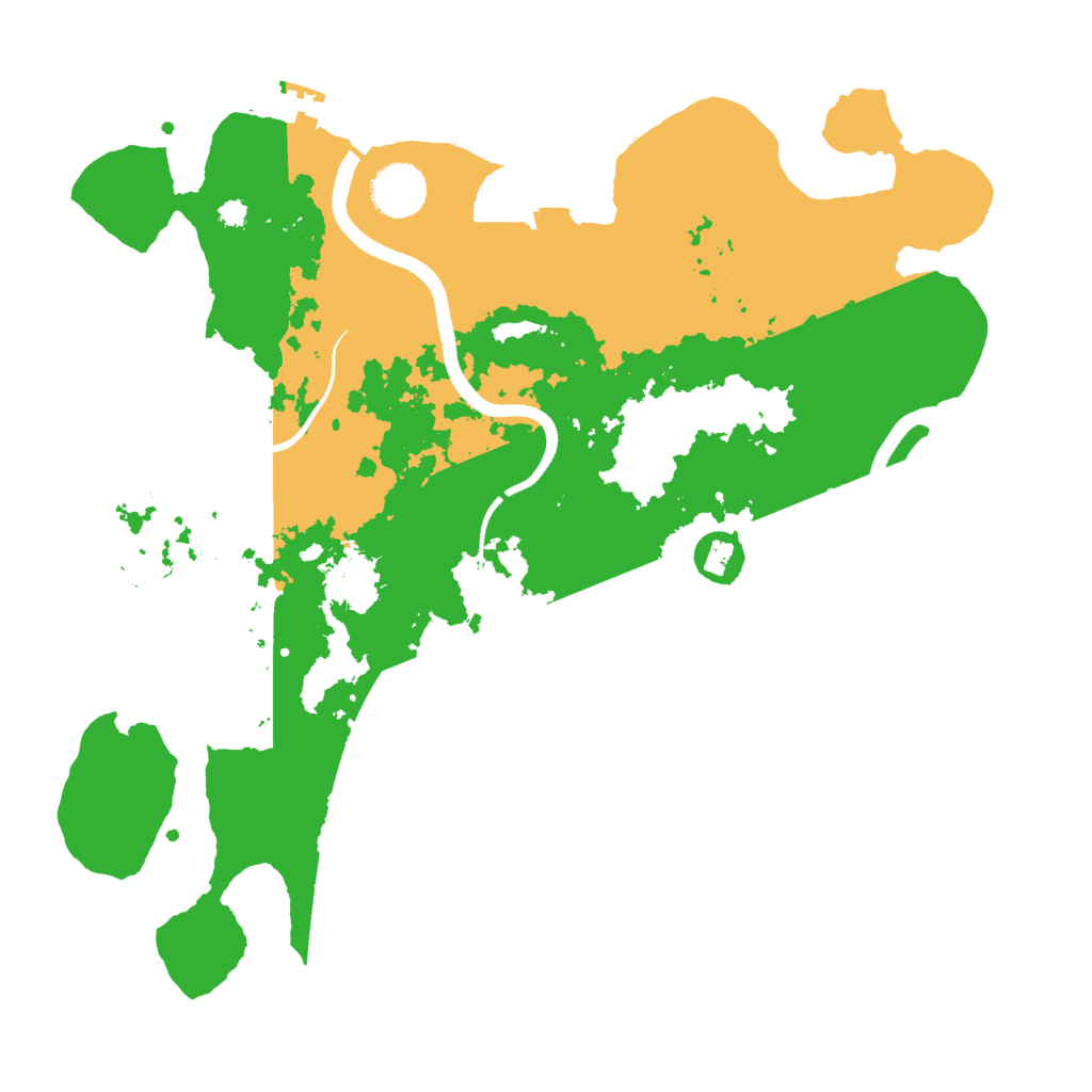Biome Rust Map: Procedural Map, Size: 3500, Seed: 678425