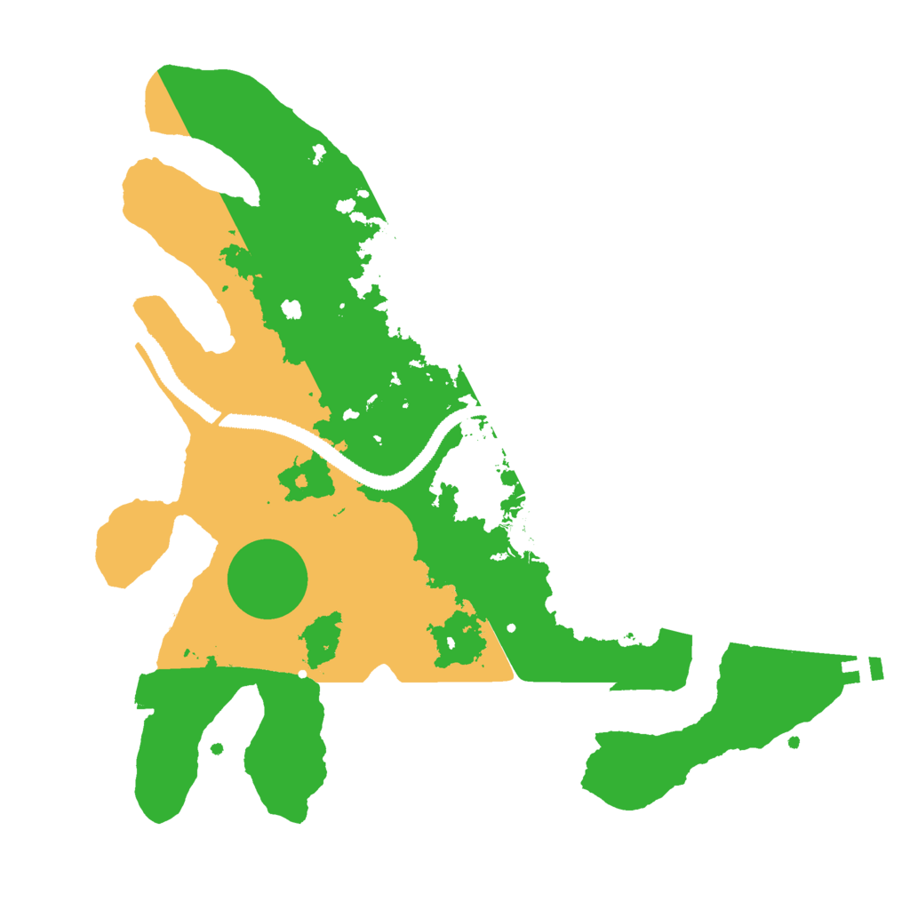 Biome Rust Map: Procedural Map, Size: 3000, Seed: 4125