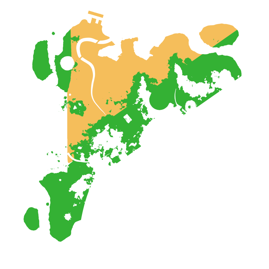 Biome Rust Map: Procedural Map, Size: 3500, Seed: 1644021639