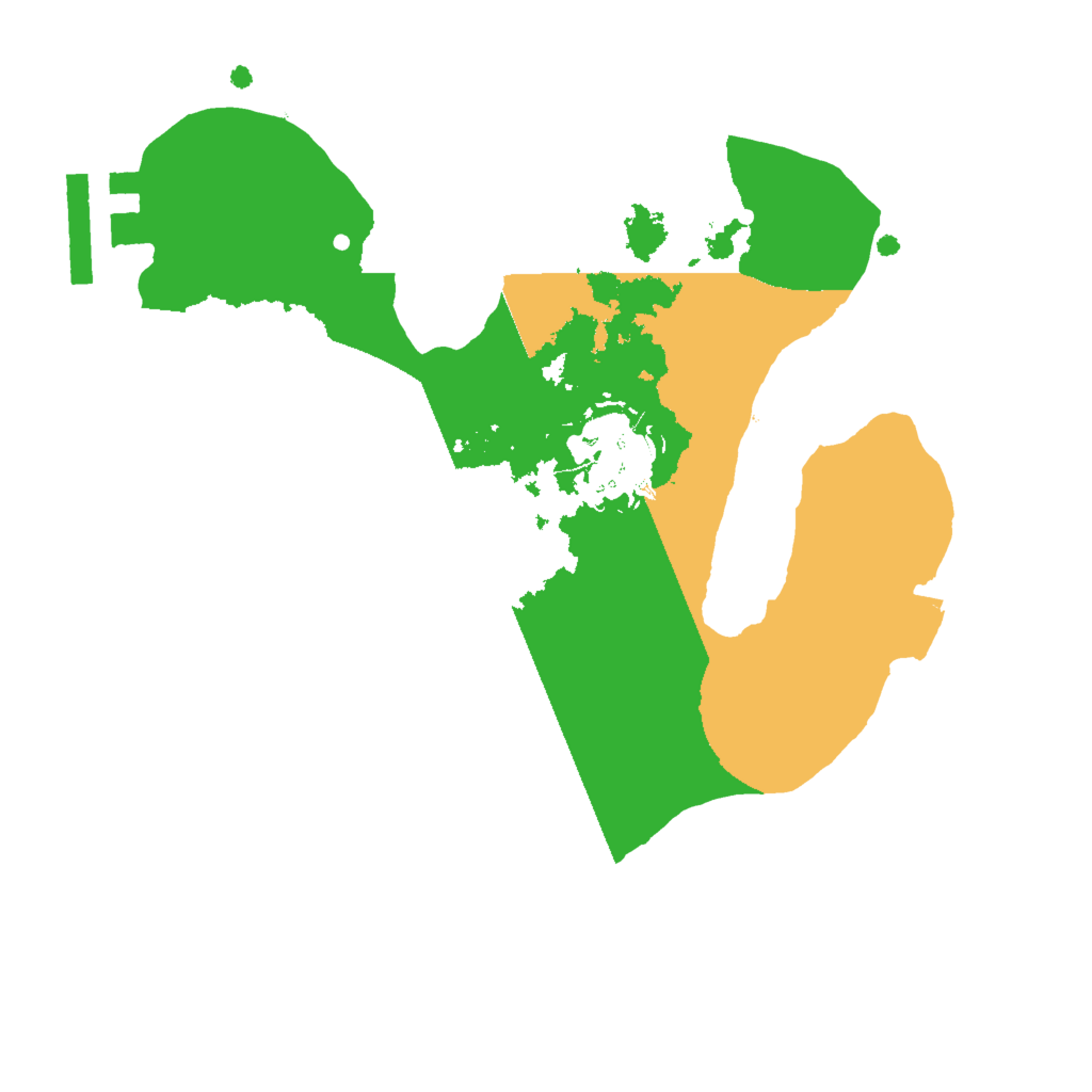 Biome Rust Map: Procedural Map, Size: 2000, Seed: 168754686