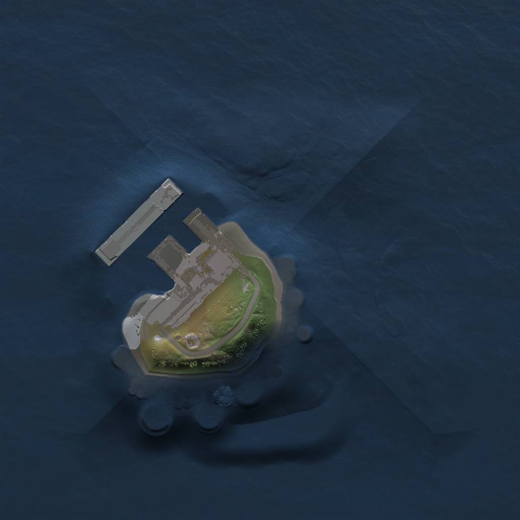 Rust Map: Procedural Map, Size: 1000, Seed: 211793520, 2 Monuments