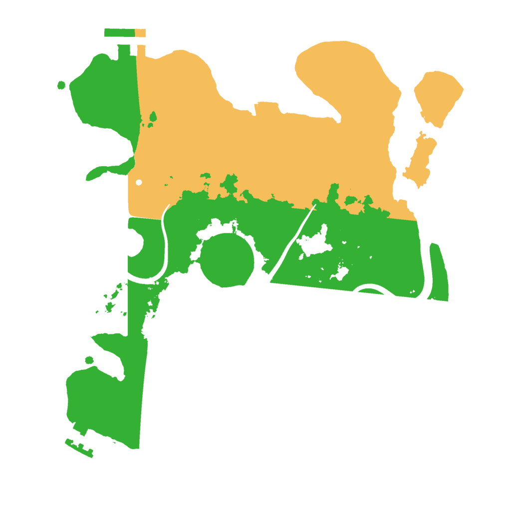 Biome Rust Map: Procedural Map, Size: 2500, Seed: 1485407433