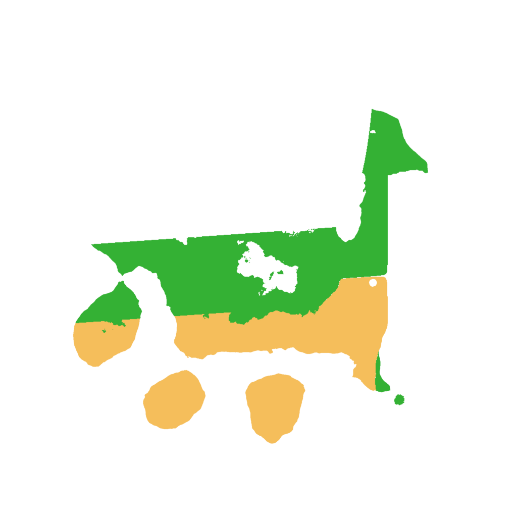 Biome Rust Map: Procedural Map, Size: 2000, Seed: 73857472