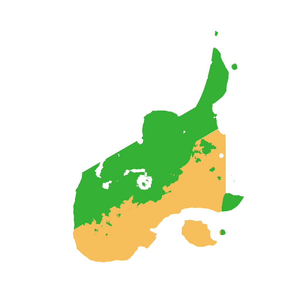 Biome Rust Map: Procedural Map, Size: 2000, Seed: 852439867