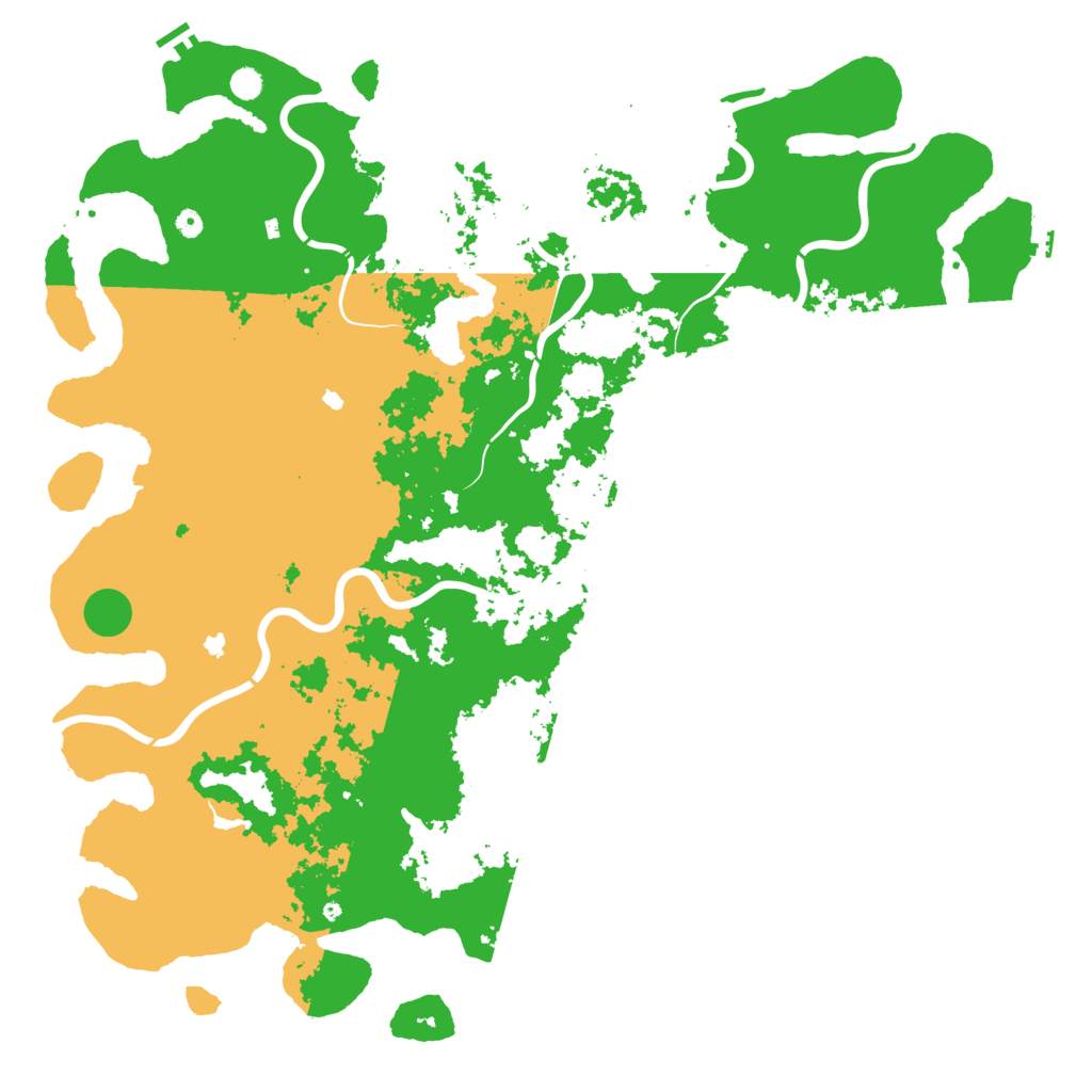 Biome Rust Map: Procedural Map, Size: 6000, Seed: 237188464