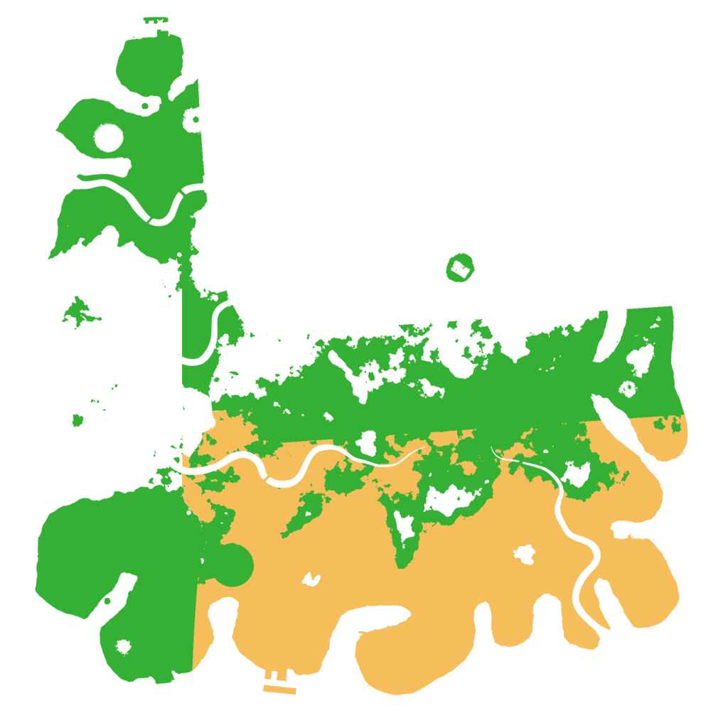Biome Rust Map: Procedural Map, Size: 4500, Seed: 851491755