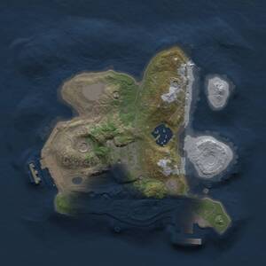 Thumbnail Rust Map: Procedural Map, Size: 2000, Seed: 823741, 6 Monuments