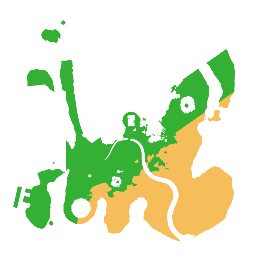 Biome Rust Map: Procedural Map, Size: 2500, Seed: 926113962