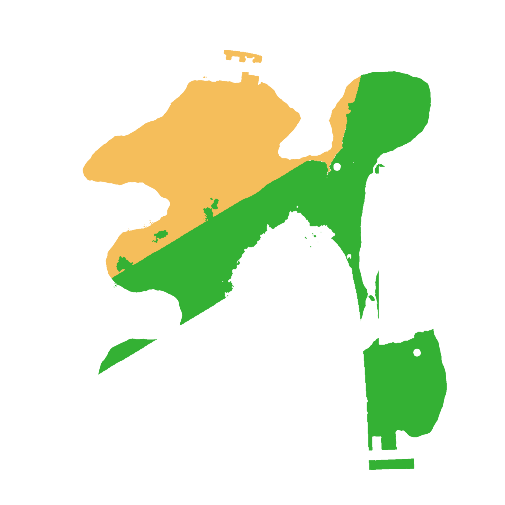 Biome Rust Map: Procedural Map, Size: 2000, Seed: 1085400161