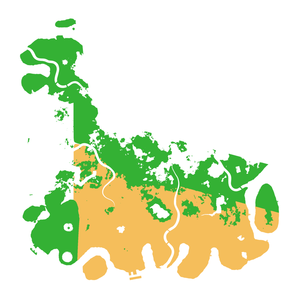 Biome Rust Map: Procedural Map, Size: 5000, Seed: 34941481