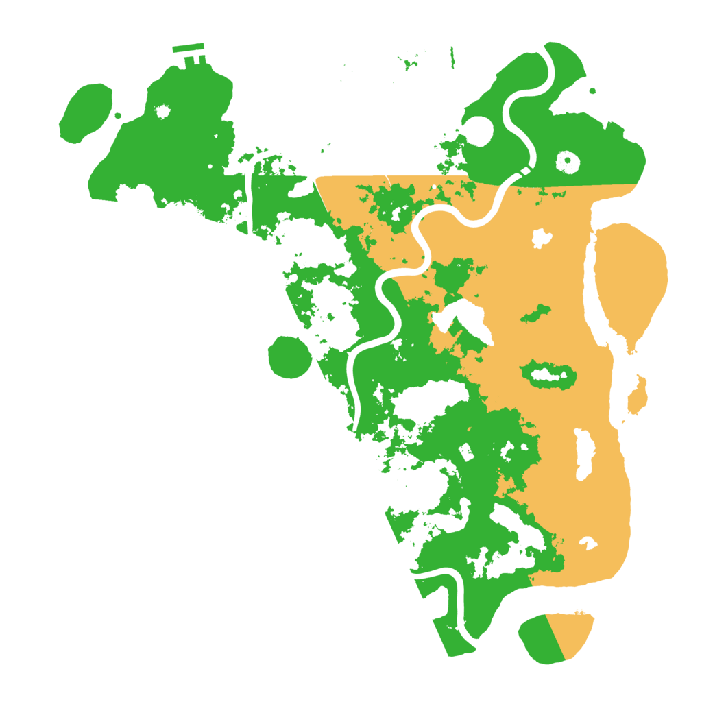 Biome Rust Map: Procedural Map, Size: 4500, Seed: 88232