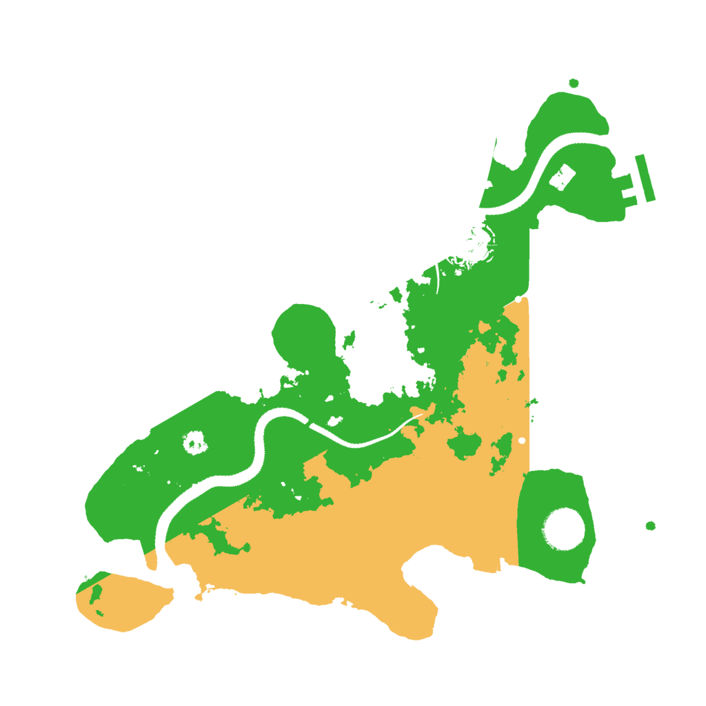 Biome Rust Map: Procedural Map, Size: 3000, Seed: 644434