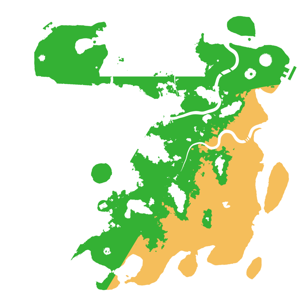Biome Rust Map: Procedural Map, Size: 4250, Seed: 1042876102