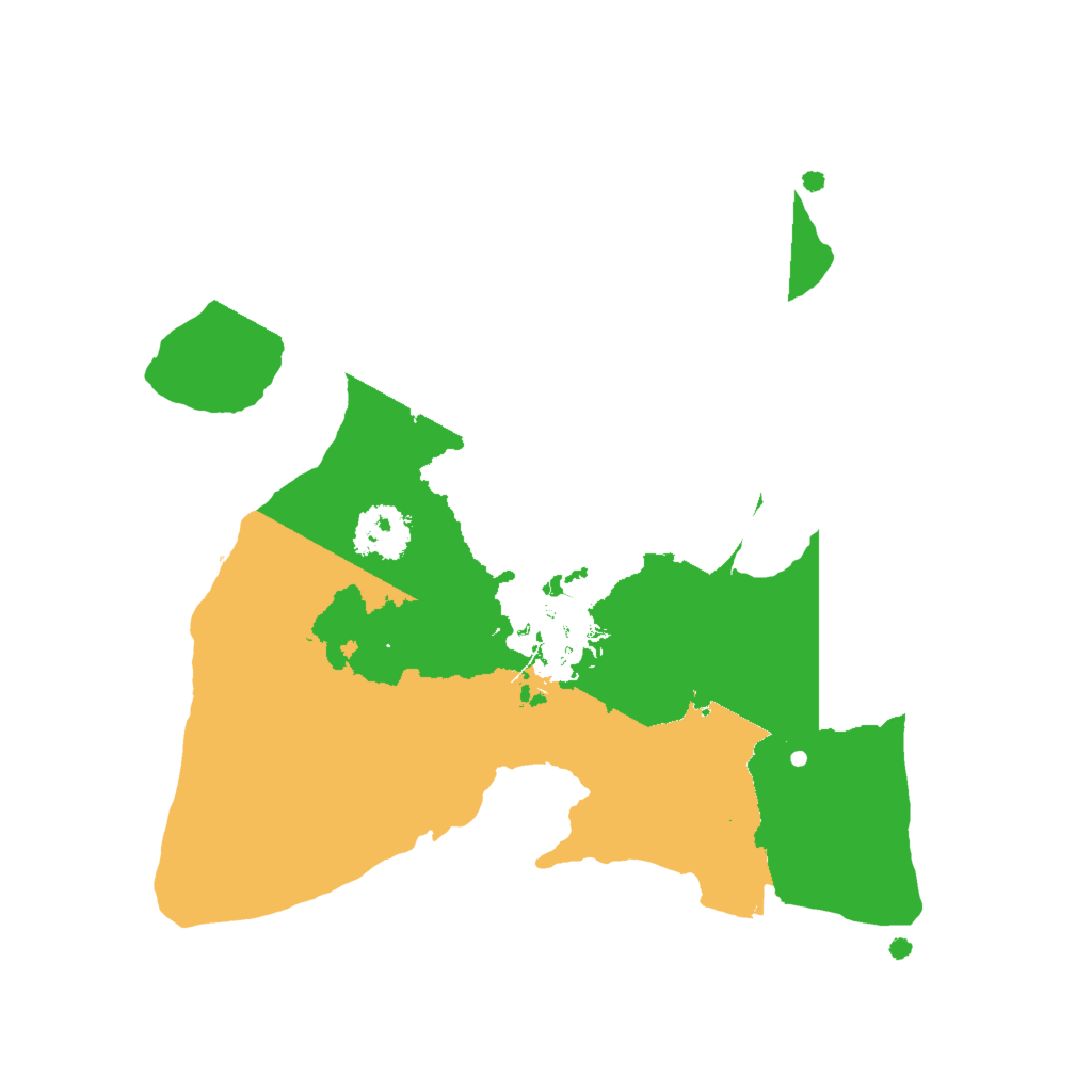 Biome Rust Map: Procedural Map, Size: 2000, Seed: 817237845