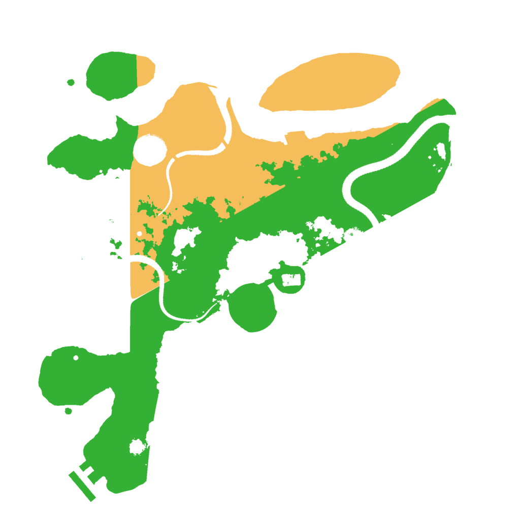 Biome Rust Map: Procedural Map, Size: 3000, Seed: 910817699