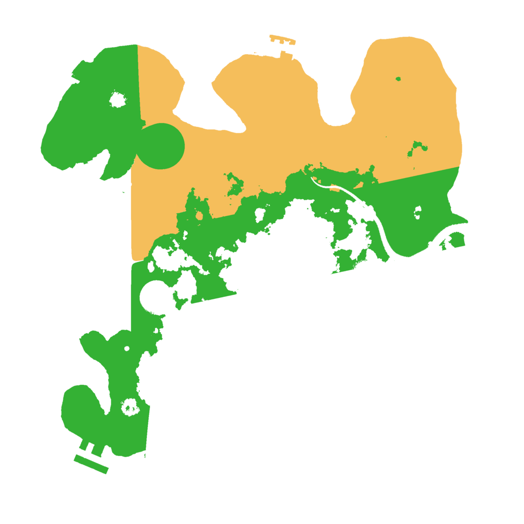 Biome Rust Map: Procedural Map, Size: 3000, Seed: 458967