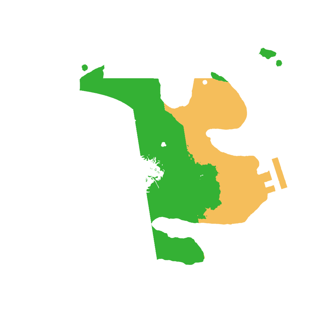 Biome Rust Map: Procedural Map, Size: 2000, Seed: 1867806242