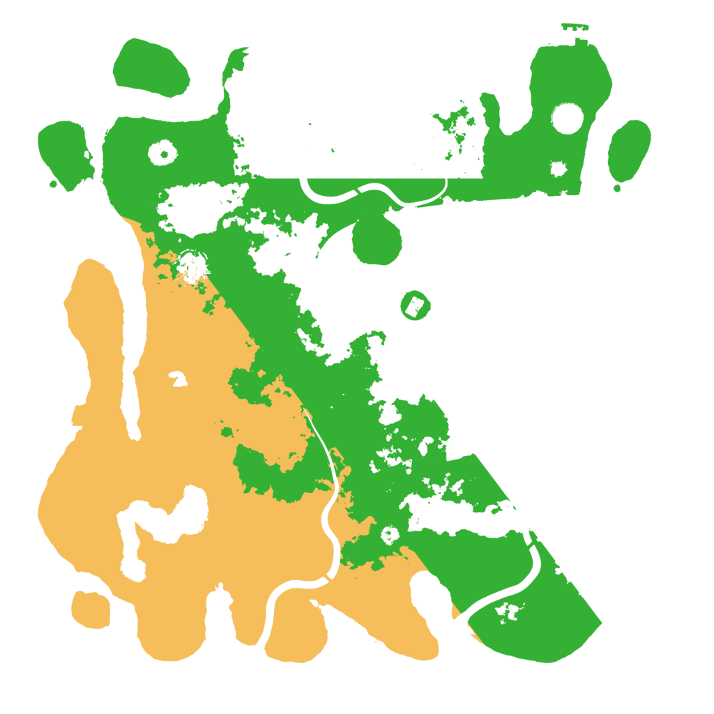 Biome Rust Map: Procedural Map, Size: 4000, Seed: 1134491634