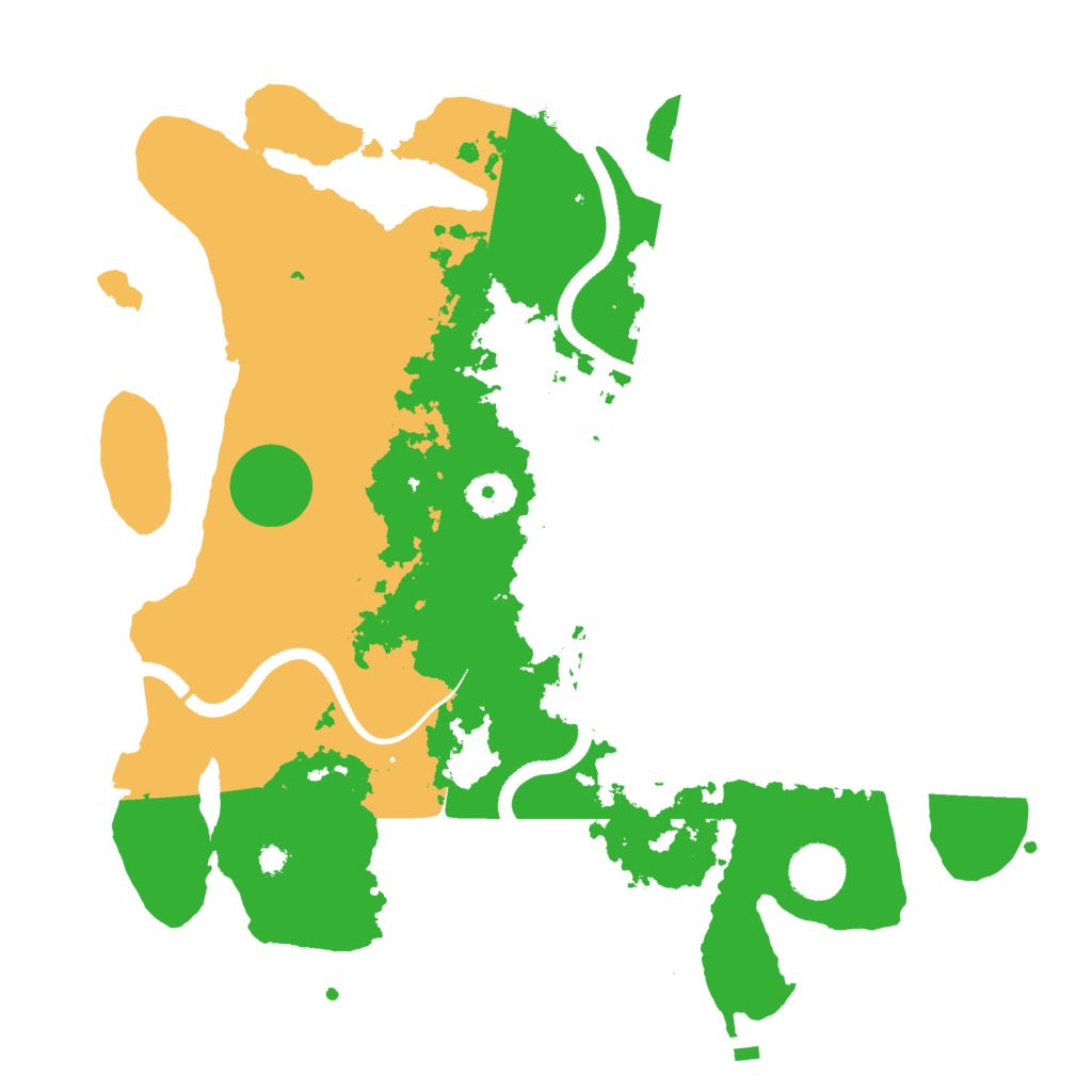 Biome Rust Map: Procedural Map, Size: 3500, Seed: 69324