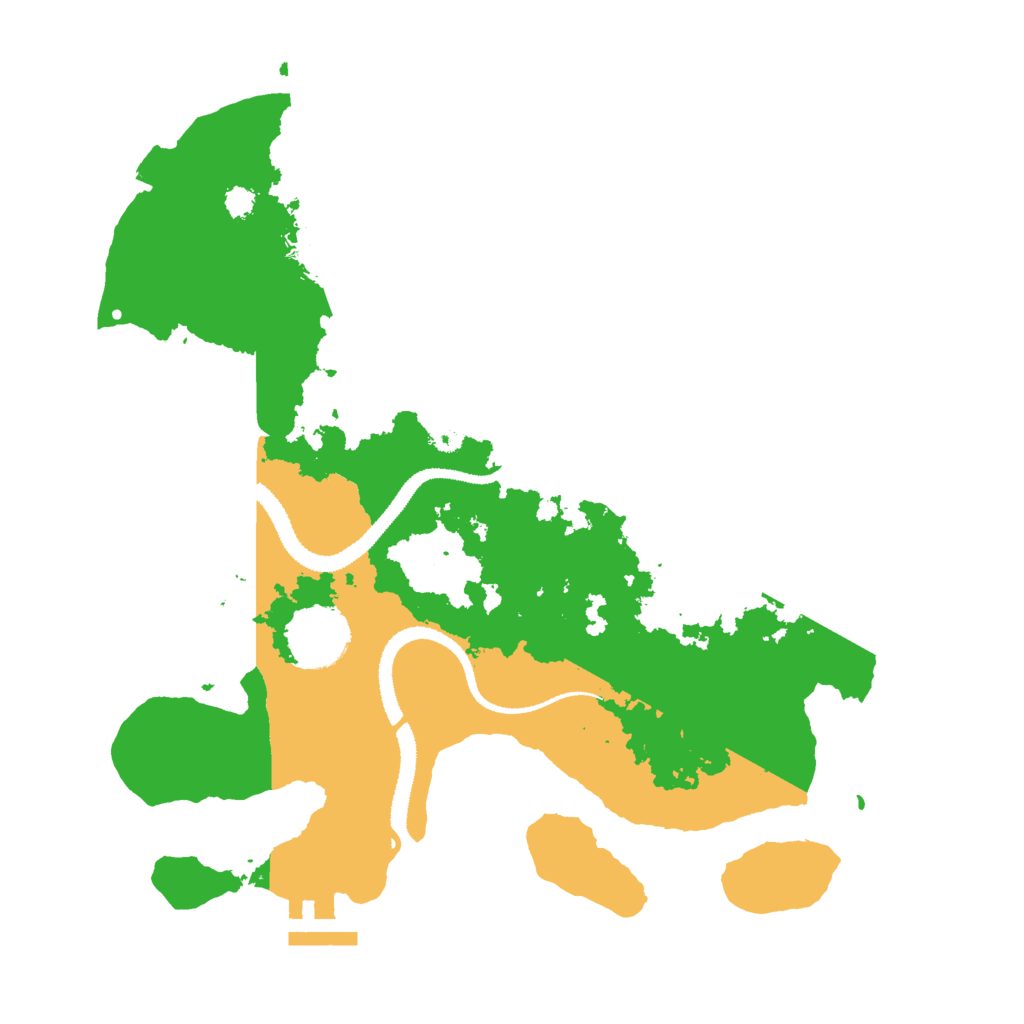 Biome Rust Map: Procedural Map, Size: 3000, Seed: 51751