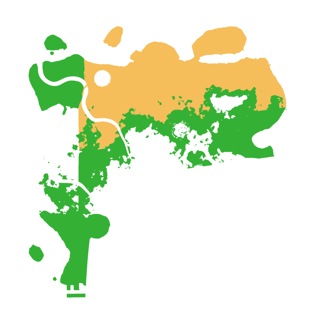 Biome Rust Map: Procedural Map, Size: 3378, Seed: 50000