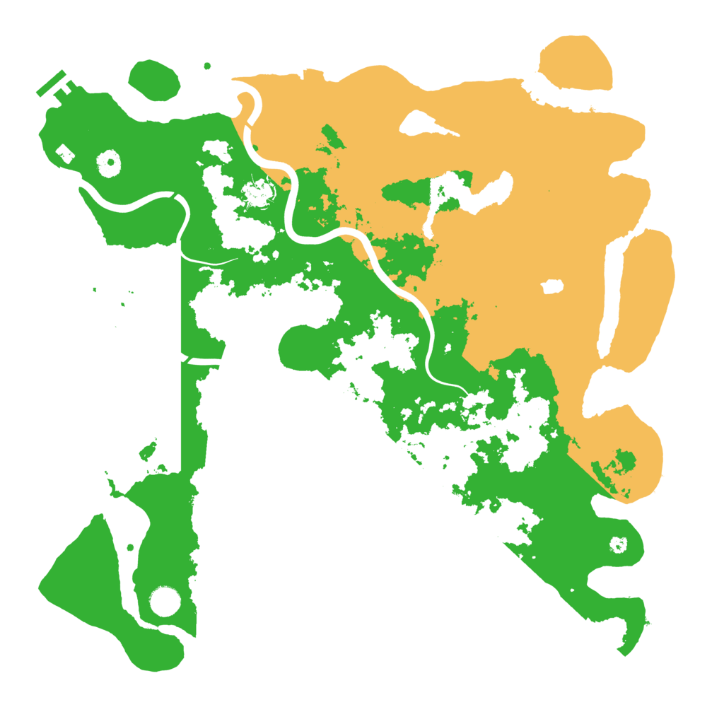 Biome Rust Map: Procedural Map, Size: 4200, Seed: 19947021