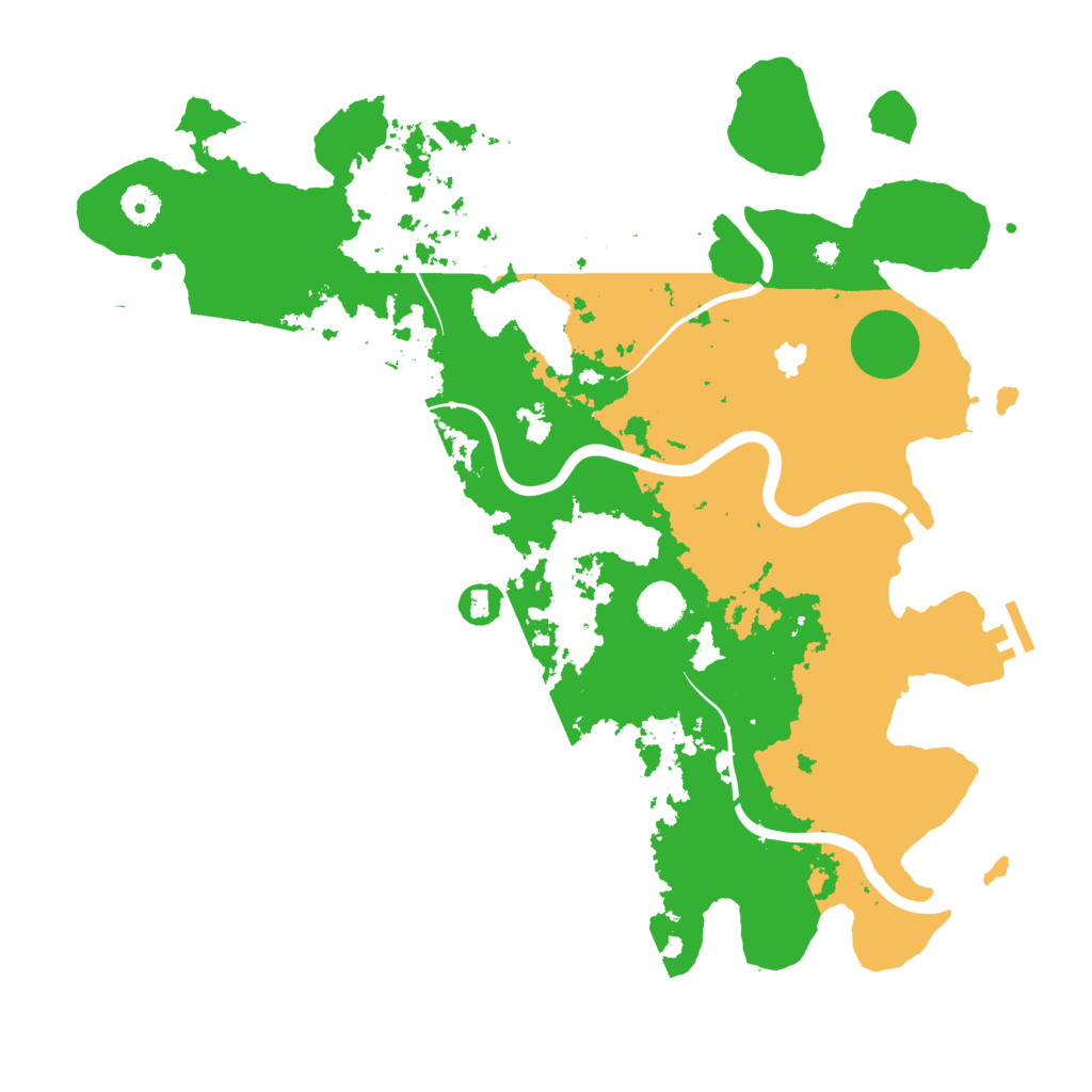 Biome Rust Map: Procedural Map, Size: 4200, Seed: 650730109