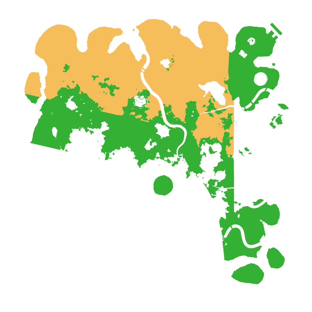 Biome Rust Map: Procedural Map, Size: 4250, Seed: 625618