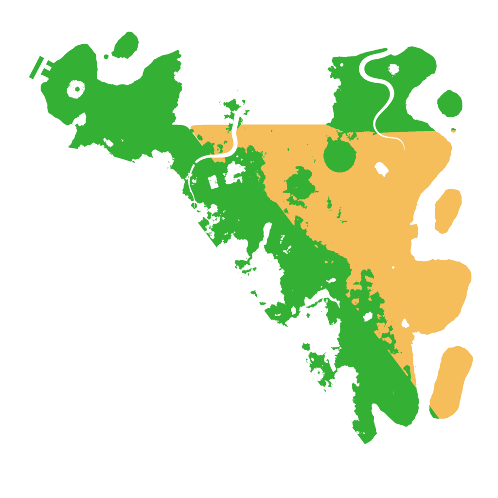 Biome Rust Map: Procedural Map, Size: 4200, Seed: 431510999