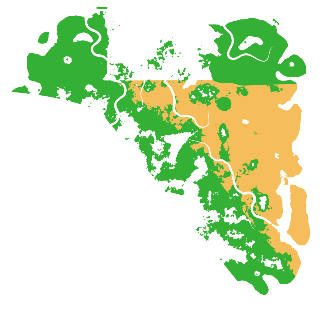 Biome Rust Map: Procedural Map, Size: 6000, Seed: 12832