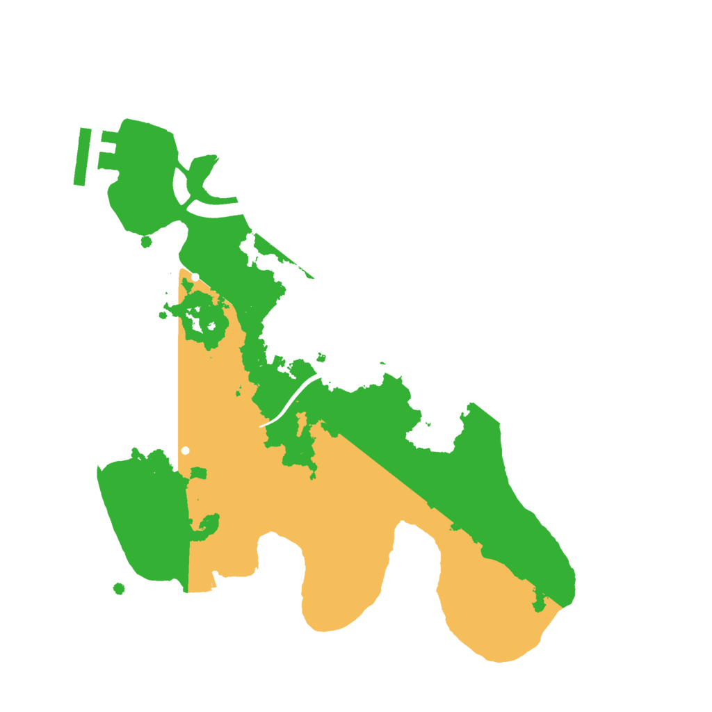 Biome Rust Map: Procedural Map, Size: 2500, Seed: 1780395274