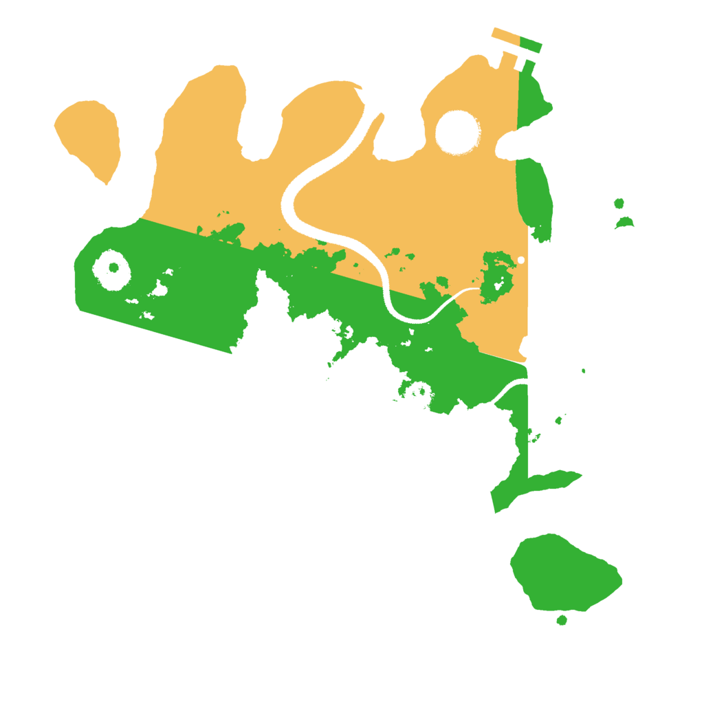 Biome Rust Map: Procedural Map, Size: 2790, Seed: 2147483647