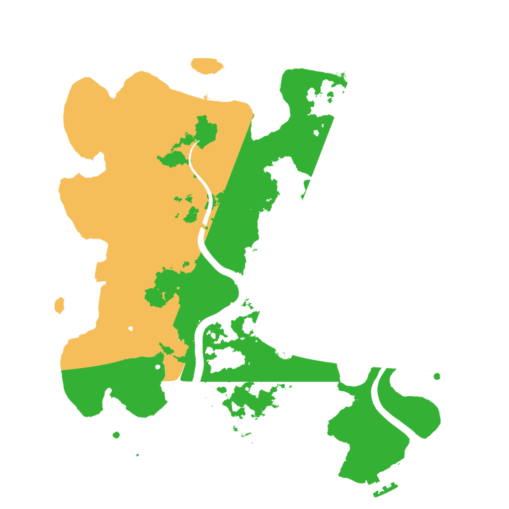 Biome Rust Map: Procedural Map, Size: 3000, Seed: 27178