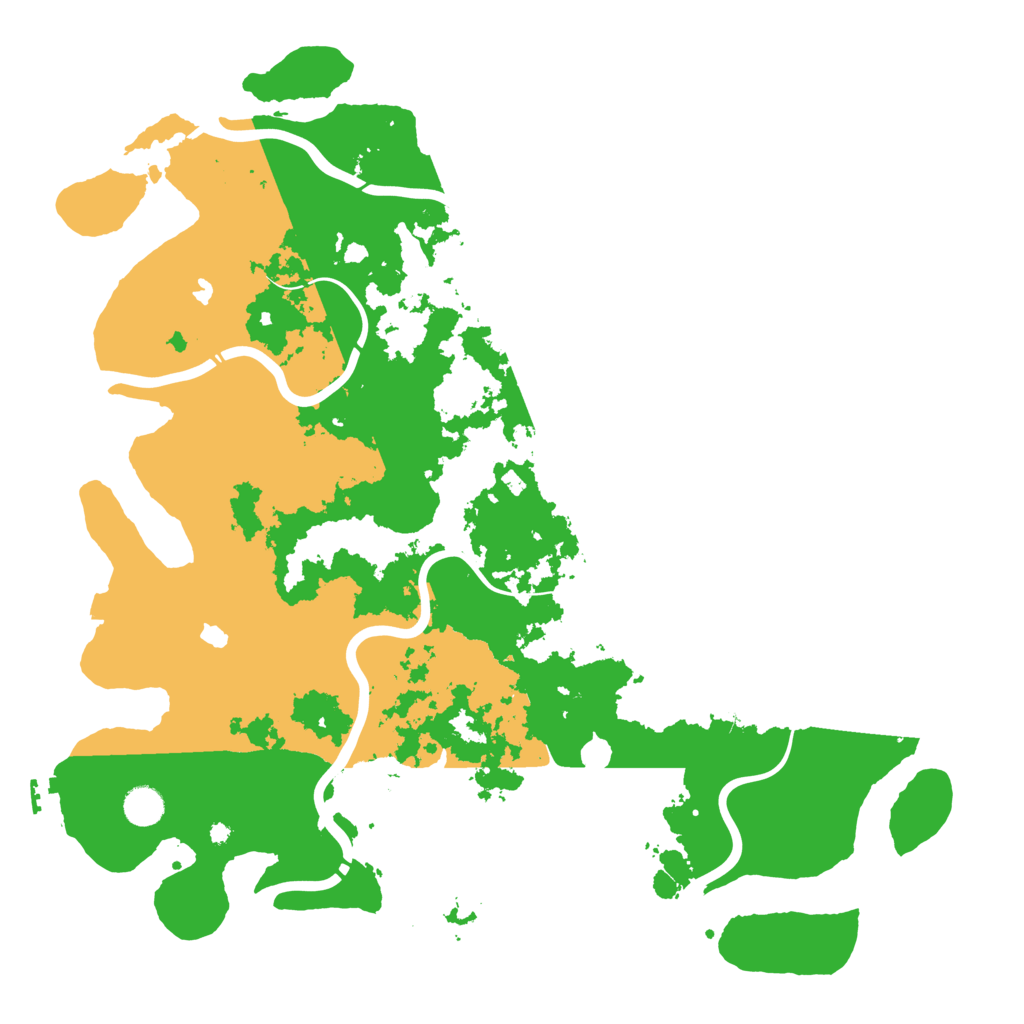 Biome Rust Map: Procedural Map, Size: 4500, Seed: 223983