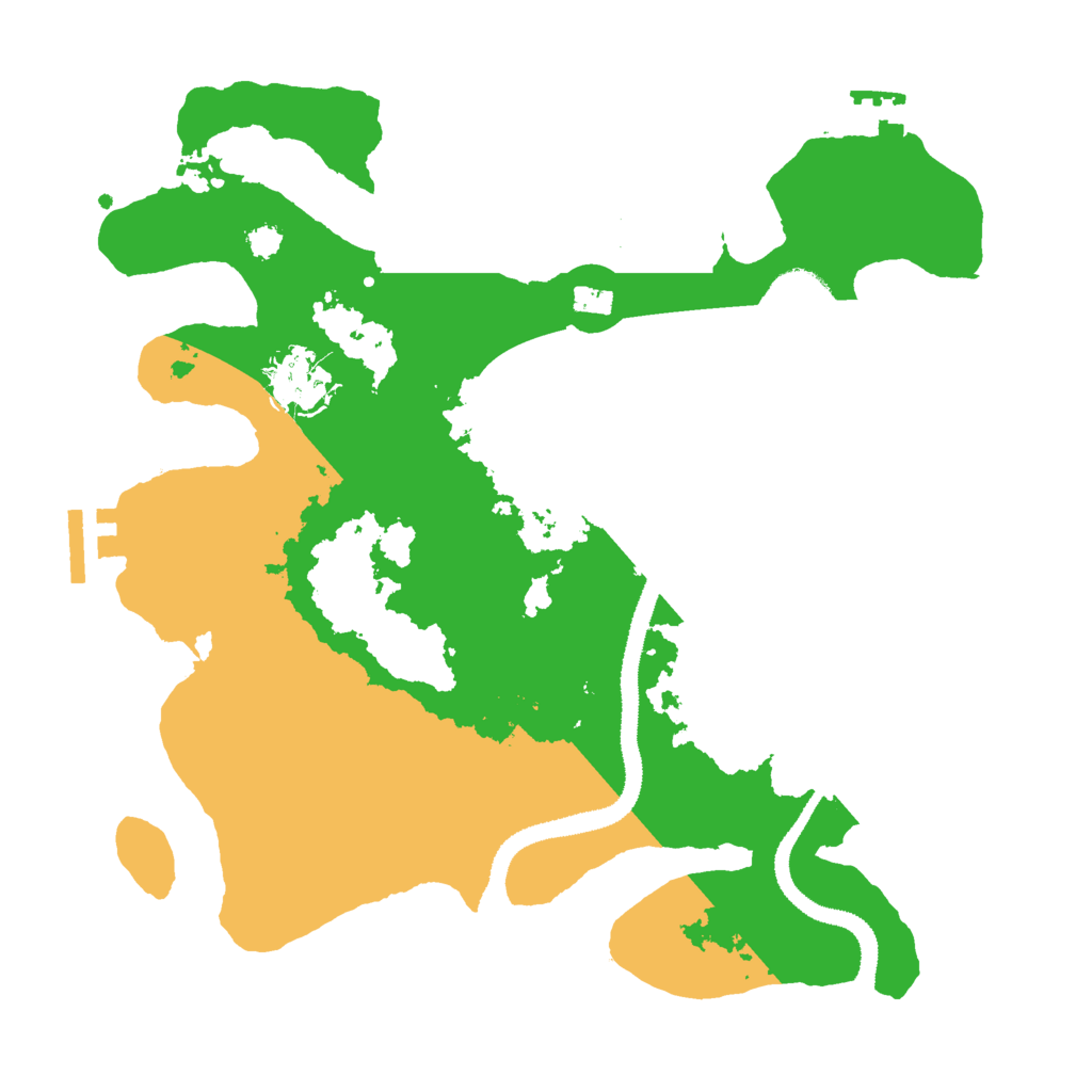 Biome Rust Map: Procedural Map, Size: 3000, Seed: 27031