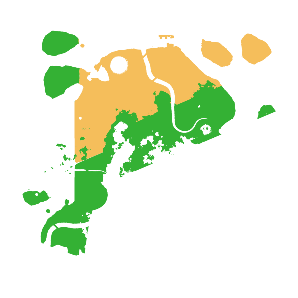 Biome Rust Map: Procedural Map, Size: 3000, Seed: 1335031048